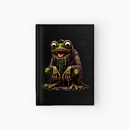 Slime Toad Monster – Creepy Hooded Swamp Creature Hardcover Journal
