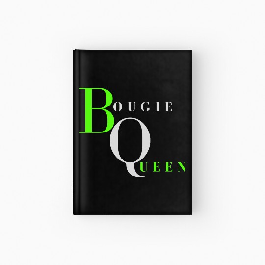 Bougie Queen Lime& Gray Hardcover Journal