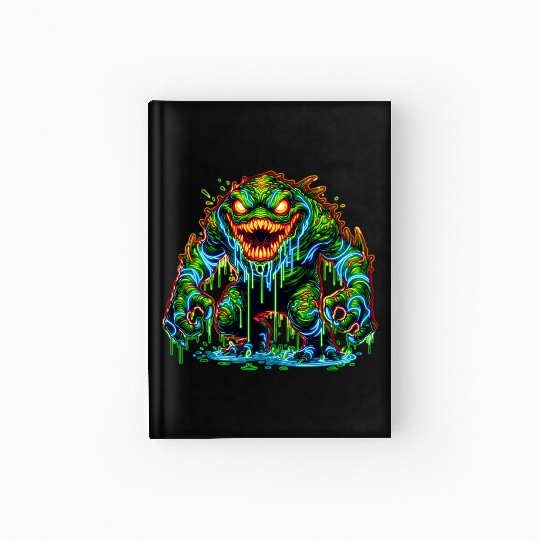 Neon Swamp Beast – Toxic Terror Hardcover Journal