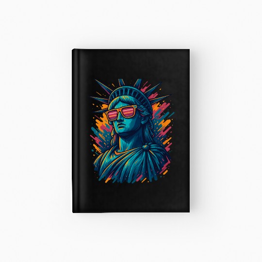 Urban Streetwear Statue of Liberty Hardcover Journal Design