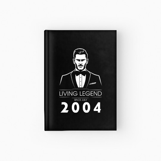 21st birthday Living Legend (GENT) since 07/2004 Hardcover Journal