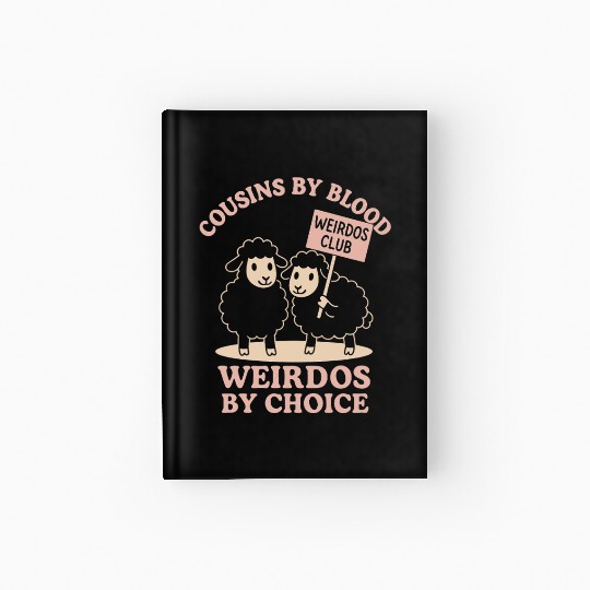 Funny Black Sheep Cousin Quirky Family Outcast Hardcover Journal