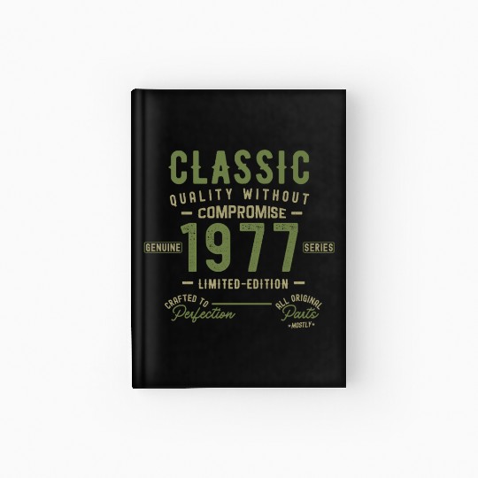 Classic 1977 – Limited Edition Vintage Hardcover Journal