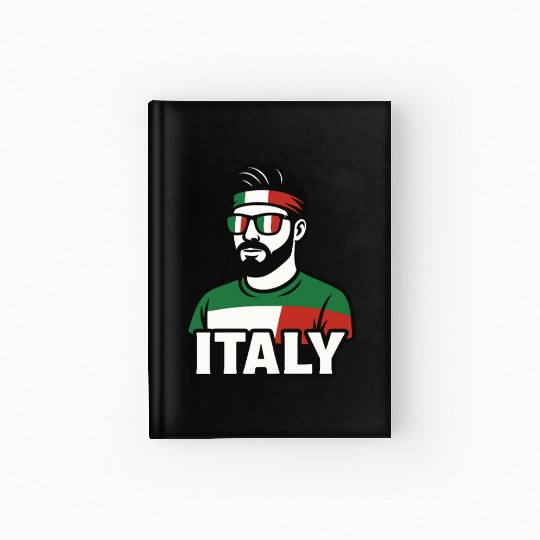Italy Fan Style Hardcover Journal