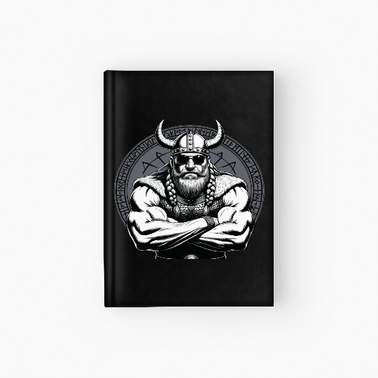 Viking Warrior Man Odin Thor Norman Walhalla Hardcover Journal