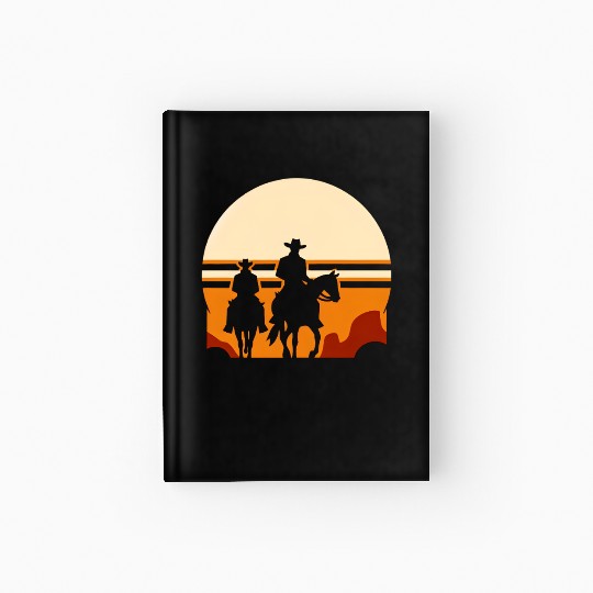 Western Riders: Sunset Silhouette Hardcover Journal
