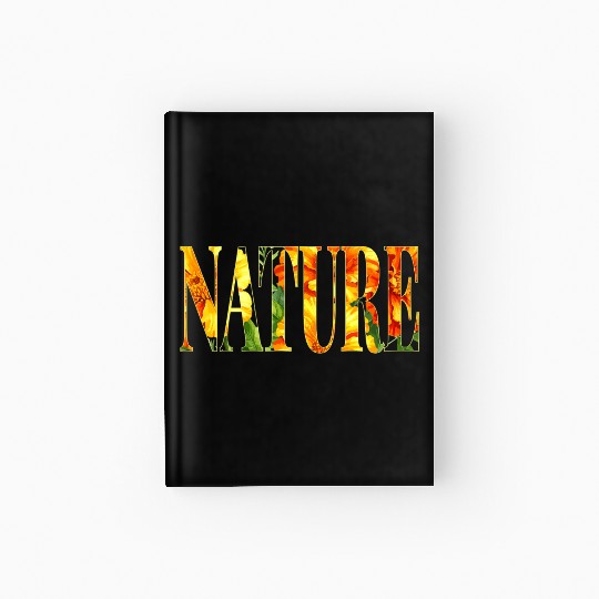 Nature Marigold Flower Hardcover Journal