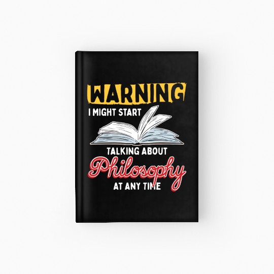 Talking About Philosophy Philosopher Design Hardcover Journal