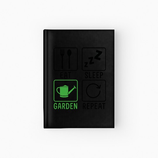 Eat Sleep Code Repeat – Funny Programmer Lifestyle Hardcover Journal