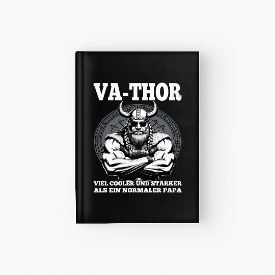 Viking Warrior Man Odin Thor Norman Walhalla Hardcover Journal