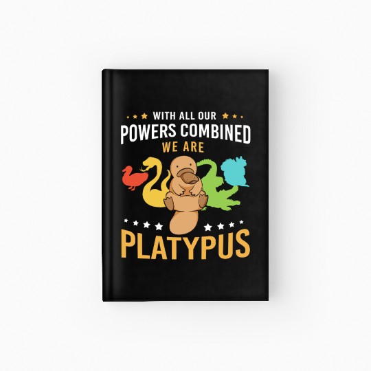 Animal Lover Platypus Hardcover Journal