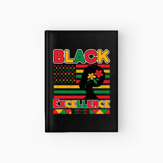 Black Pride Black Excellence Juneteenth Hardcover Journal