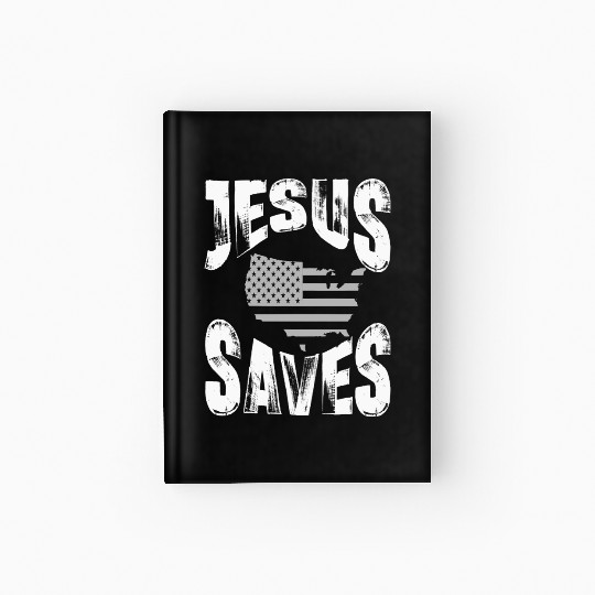 jesus saves usa Hardcover Journal