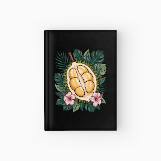 Durian Tropical Foliage and Flowers Design Hardcover Journal