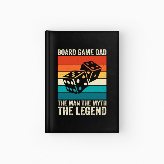 Board game dad Hardcover Journal
