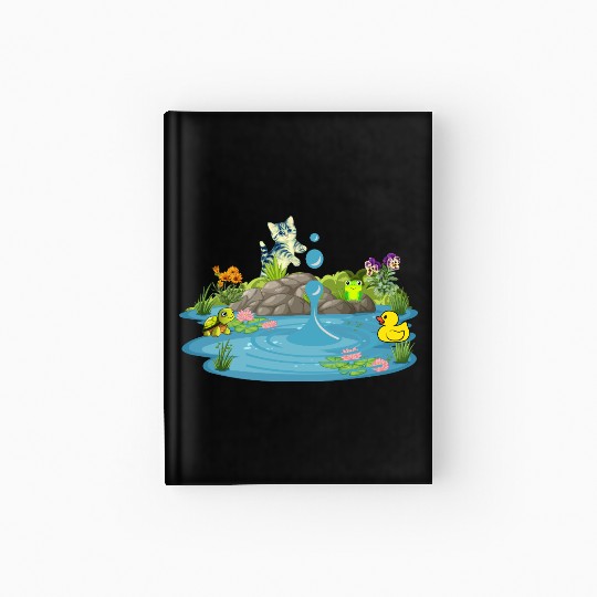 Life & Nature (At the pond) Hardcover Journal
