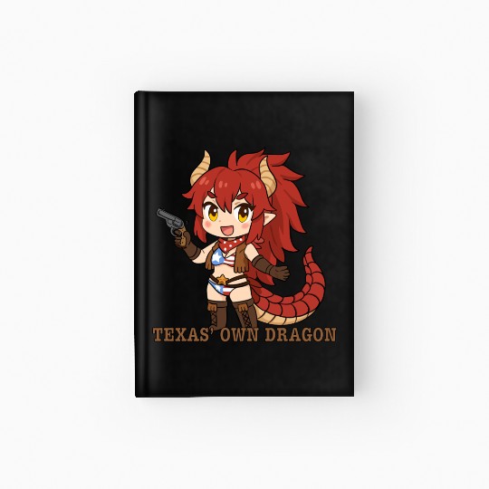 Texas' Own Dragon, Zentreya Chibi Sticker Design Hardcover Journal