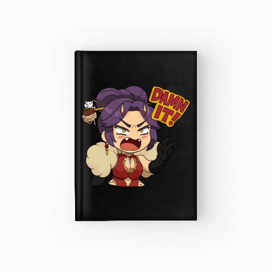 OniGiri AKA Giri Mario Party Style Sticker DAMN IT Hardcover Journal