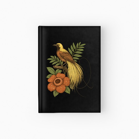 Bird of Paradise Rafflesia Hardcover Journal