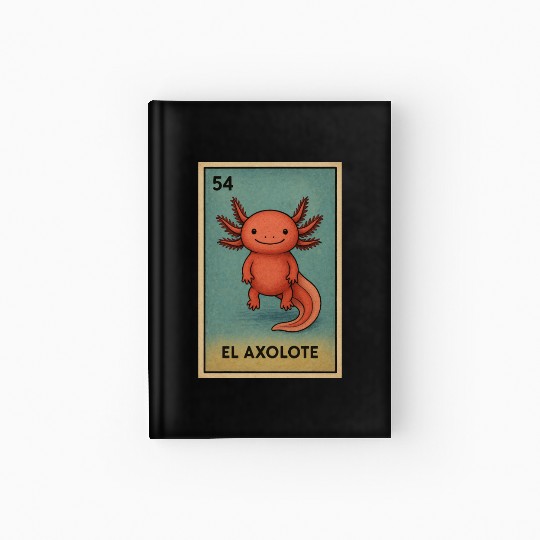 EL AXOLOTE - THE AXOLOTL - LA LOTERÍA Hardcover Journal