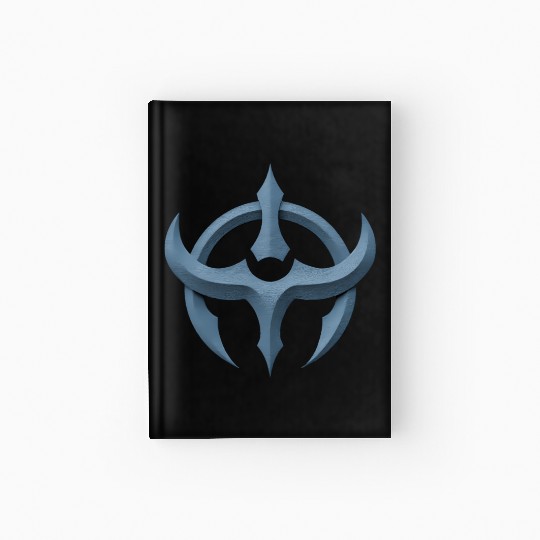 Bold Grey Icon Wear Your Symbol Cool Graphic Hardcover Journal