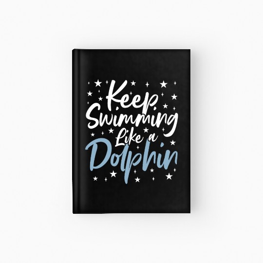 Funny Swimming Saying Hardcover Journal