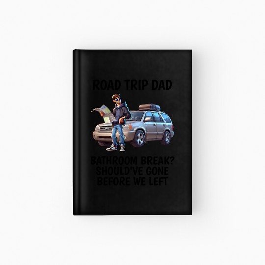 Road Trip Dad Design Hardcover Journal