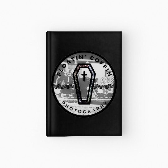BlacknWhite Coffin Homeless Street Famiy Give Back Hardcover Journal
