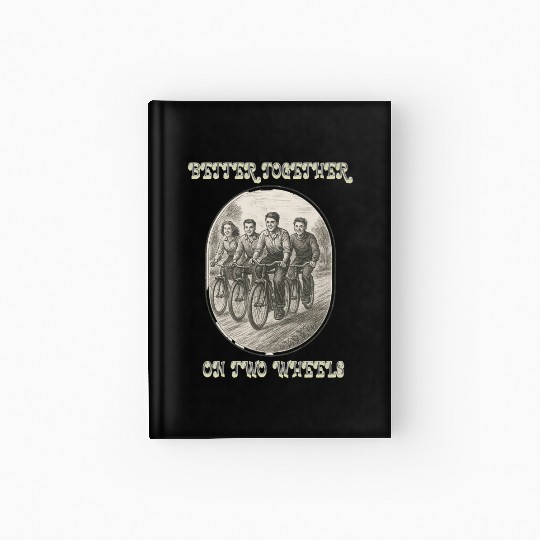 Better Together on Two Wheels Hardcover Journal