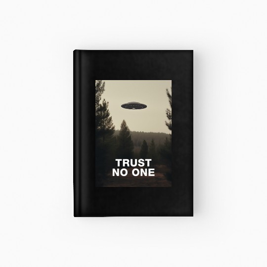 Trust No One/The X-Files poster, S01E24 1994 Hardcover Journal