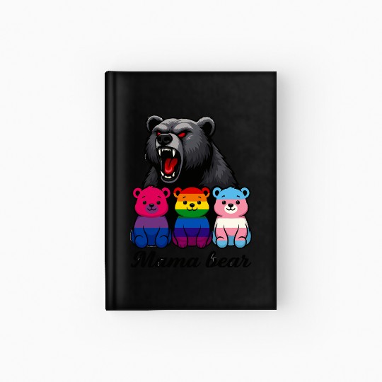 Mama Bear Pride Cubs Hardcover Journal