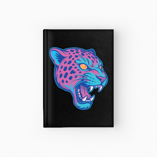 Jaguar pastel Hardcover Journal