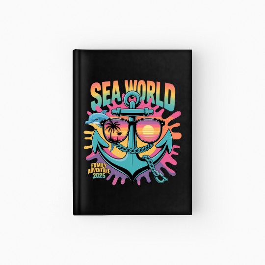 Sea World 2025 Ocean Explorer Memories Family Hardcover Journal