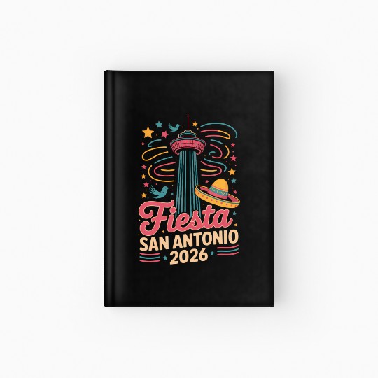 Funny San Antonio 2026 Fiesta Cinco De Mayo Tex Hardcover Journal