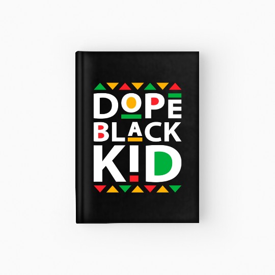 Dope black kid black history month Hardcover Journal