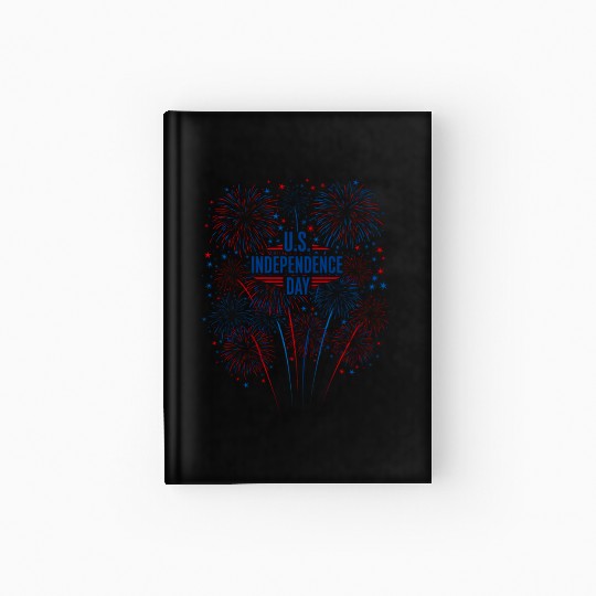 US independance day fireworks Hardcover Journal