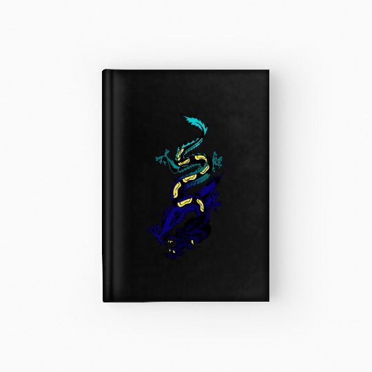 Japanese Dragon Hardcover Journal