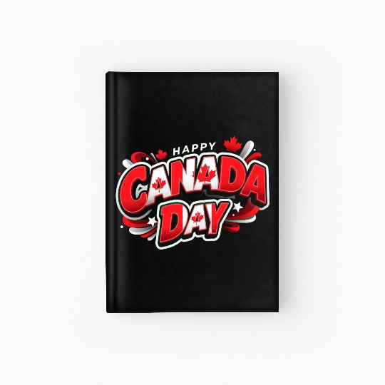 Canada's national day - Canadian pride Hardcover Journal