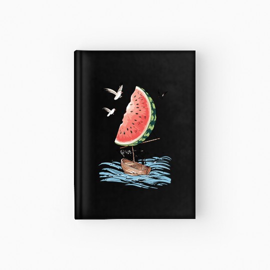 Watermelon Sail Adventure: Nautical Fun Meets Hardcover Journal