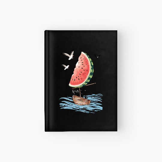 Watermelon Sail Adventure: Nautical Fun Meets Hardcover Journal