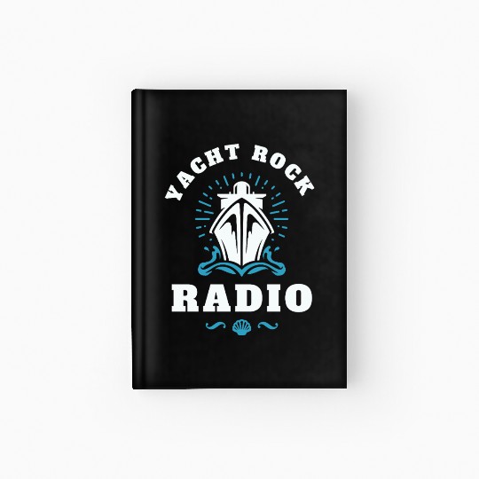 YACHT ROCK - WHITE LETTERS Hardcover Journal