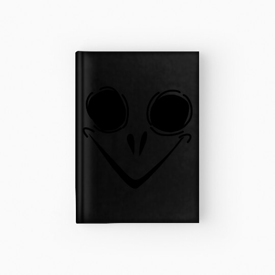 Unique Face Mask Icon – Bold & Weird Hardcover Journal