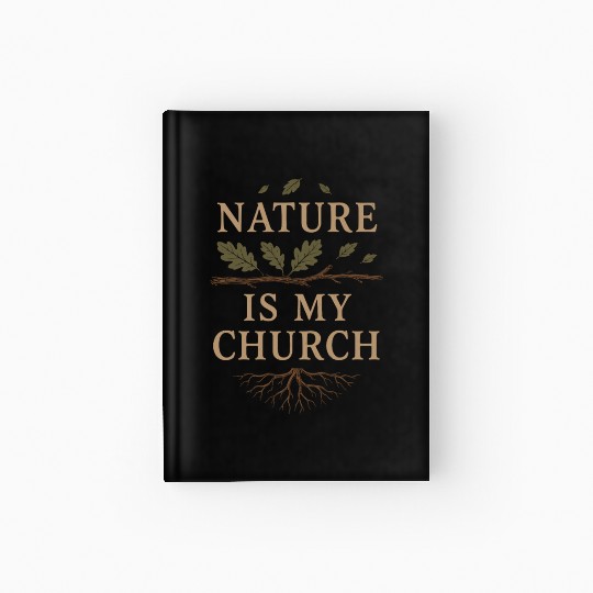 Pagan Pride Wiccan Lifestyle Earth Magic Witch Hardcover Journal