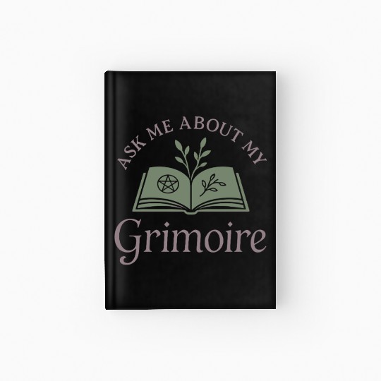 Pagan Pride Wiccan Lifestyle Earth Magic Witch Hardcover Journal