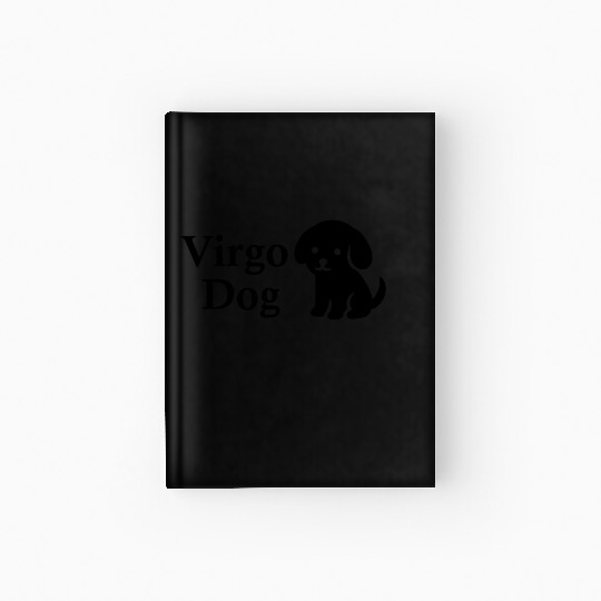 Virgo Dog Hardcover Journal