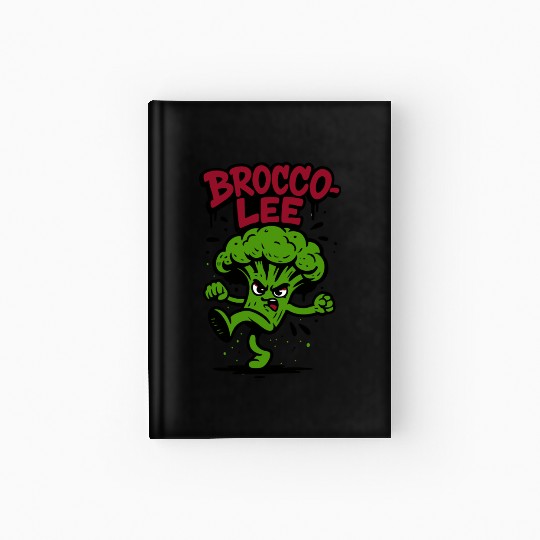 Brocco Lee – Funny Broccoli Karate Hardcover Journal