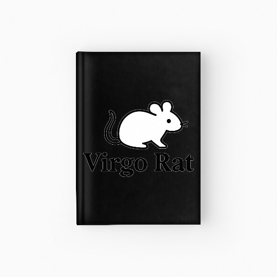 Virgo Rat Hardcover Journal