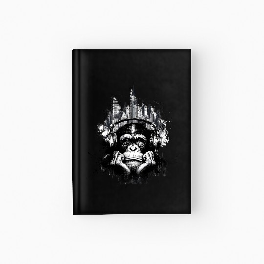 Grunge Bored Ape Hardcover Journal
