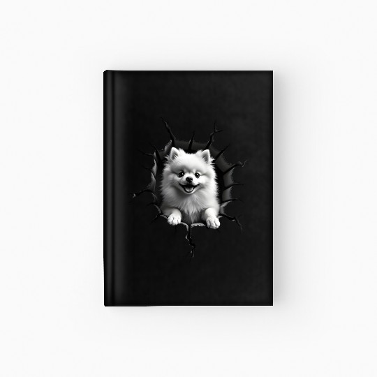 Pomeranian Pop-Out Hardcover Journal