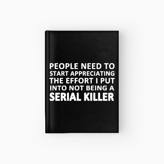 Serial Killer Hardcover Journal